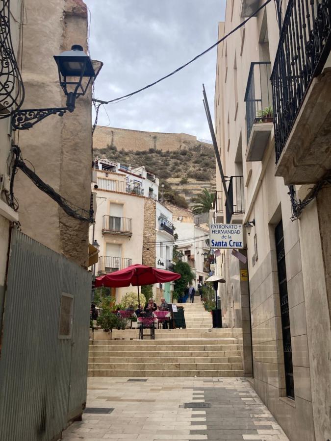 Private Terrace-Romantic-Sea, Castle Views-Central Alicante Zewnętrze zdjęcie